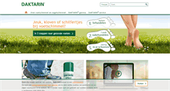 Desktop Screenshot of daktarin.be