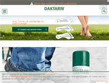 Tablet Screenshot of daktarin.be