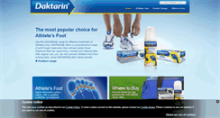 Desktop Screenshot of daktarin.co.uk